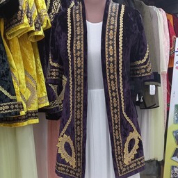 مانتو سنتی زنانه لری ( سرداری مخمل زنانه لری) لباس محلی لرستان 