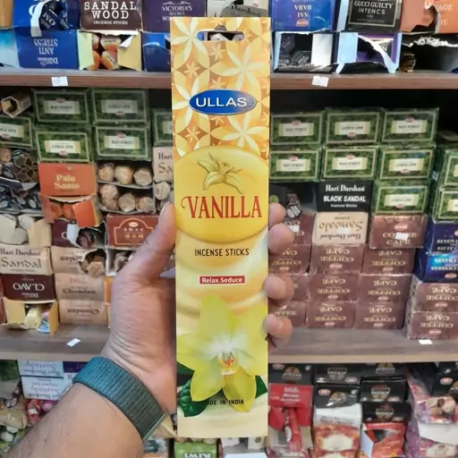 عود وانیلی عود رایحه وانیل عود شیرین عود vanilla عود 15 عددی وانیا