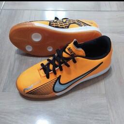 کفش سالنی فوتسال نایک ایر پسرانه نارنجی سایز 38 ارسال رایگان در اسپرت ورزشی المپیک 