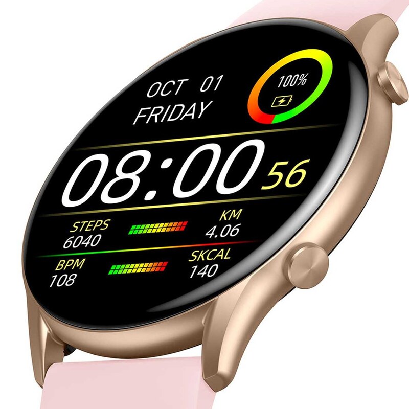 ساعت هوشمند شیائومی Kieslect مدل CALLING WATCH Kr - صورتی کد3462