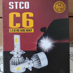 لامپ هدلایت سه خار C6 stco
