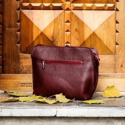کیف چرم طبیعی زنانه مدل رز کوچک فلوتر در 4 رنگ زرشکی طوسی سیاه قهوه ای روشن