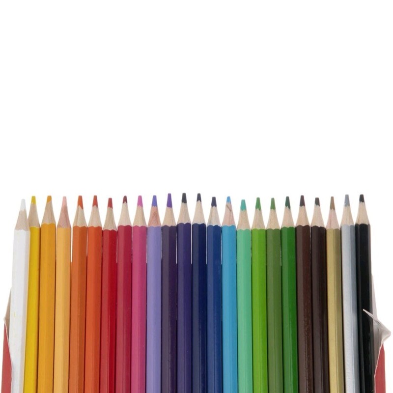 مداد رنگی 24 رنگ مقوایی فکتیس