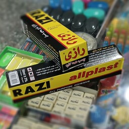 چسب رازی همه کاره 50 سی سی با تاریخ روز