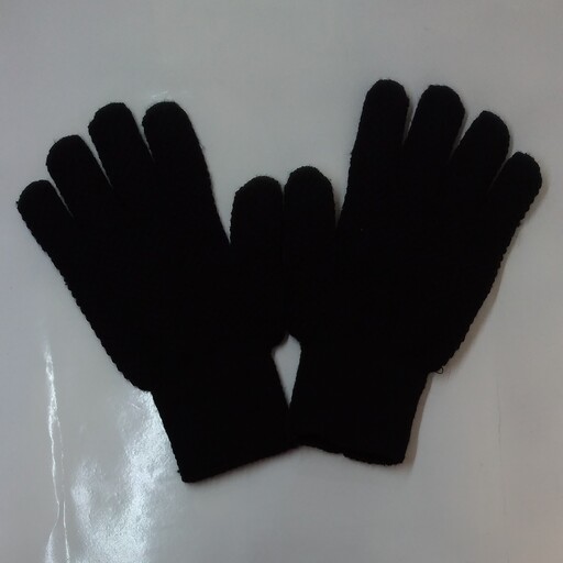 دستکش مردانه گرم زمستانه نخی فری سایز با کیفیت البرز