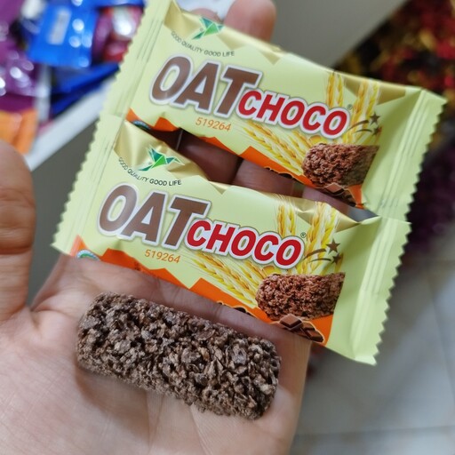 شکلات بار غلات اوت چوکو شکلاتی لاندن دی لایت  oat جو دوسر 100گرم