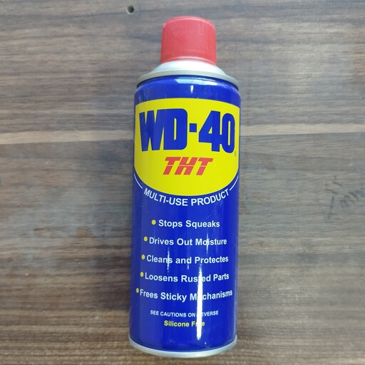 اسپری معروف WD40  جهت بازکردن پیچ های زنگ زده و زنگ پاکن قوی