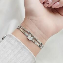 دستبند زنانه مارک ژوپینگ رنگ ثابت ضد حساسیت ابکاری 