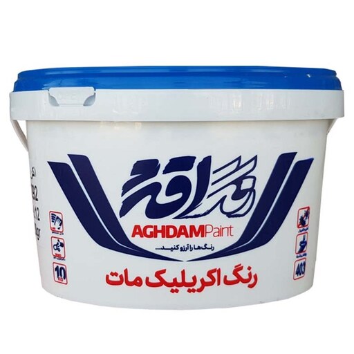 رنگ آکریلیک پوششی 403  سفید رنگ اقدم ( پس کرایه )