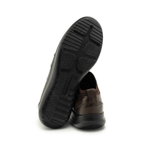 کفش اسپورت مردانه پسرانه تمام چرم طبیعی استرج دوزی شده مدل الفا رنگ قهوه ای مستقیم از تولید کننده(ارسال رایگان)