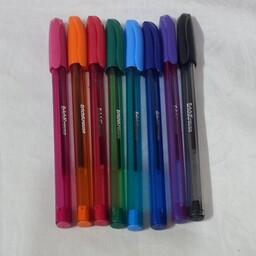 خودکار  8  رنگ  نوک   نازک   روان و عالی  در 8   رنگ  مارک خودکار داخل عکس هست 