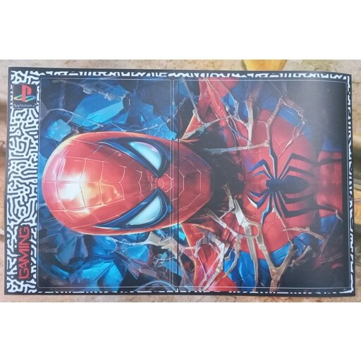 اسکین پلی استیشن 2 اسلیم طرح اسپایدر من Skin PS2 SLIM SPIDER MAN کد1