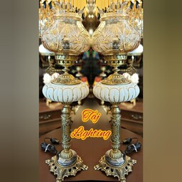 آباژور چراغ رومیزی مدل زیلین با لاله تراش
