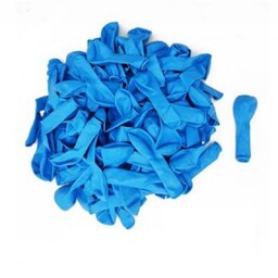 بادکنک لاتکس 6 اینچ آبی کم رنگ - سایز کوچک