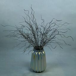 گل مصنوعی مدل بوته ریشه نقره ای عالیجناب در ارتفاع 50سانت