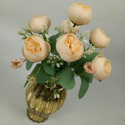 گل مصنوعی آنوما جدید وارداتی مدل بوته 7 گل در رنگ بندی زیبا (عالیجناب )