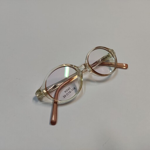 فریم عینک طبی گرد بچگانه مدل تمام فریم کدK040