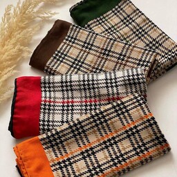 روسری نخ پاییزه در 4 رنگ سایز 130  دور دستدوز 
