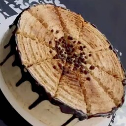 کیک کافیشاپی موکا(خانگی)،مخصوص کافیشاپ ها ودورهمی های خانگی(رینگ کامل در8اسلایس)