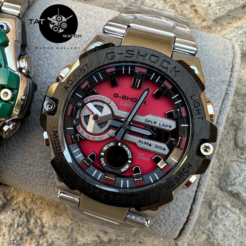 ساعت مچی کاسیوجیشاک B400G-Shock تمام فلزی در رنگبندی با گارانتی یک ساله  و پک اصلی