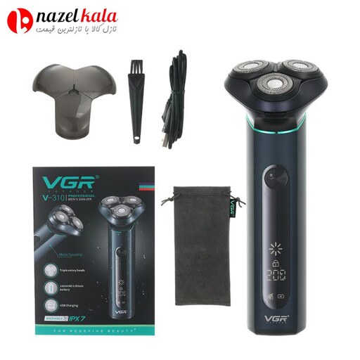 ماشین اصلاح موی صورت وی جی ار مدل V-310