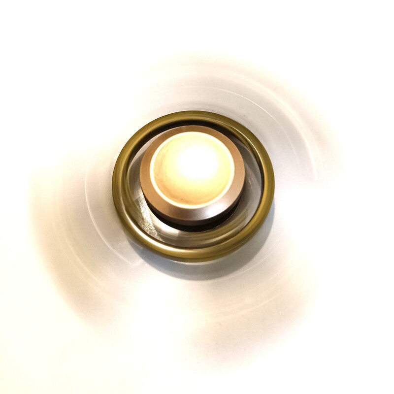 اسپینر فلزی مدل هالک طلایی با کیفیت چرخش بالا 