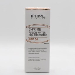 پرایم فیوژن واتر فلوئیدضدآفتاب پریم spf50حاوی ویتامینc مناسب صورت و دورچشم حجم40میل انقضا1405.7