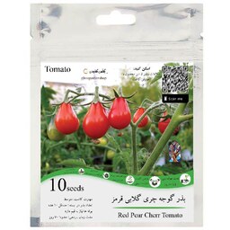 بذر گوجه گلابی قرمز چری گلس گاردن بسته 10 عددی