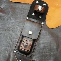 مولتی غلاف چرمی چاقو برند forester leather قابل استفاده در کوهنوردی - کمپینگ وسایر