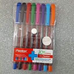 خودکار رنگی پنتر بسته 8 عددی