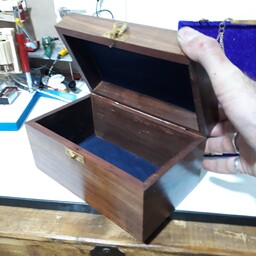 جعبه چوبی هندی از چوب بسیار مرغوب باکیفیت وزیبا در ابعاد19در12در10
