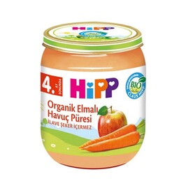 پوره میوه ارگانیک سیب و هویج هیپ Hipp حجم 125میل 