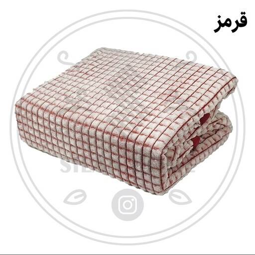 پتو مسافرتی یک نفره طرح شطرنجی سایز  160X220 