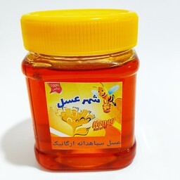 عسل طبیعی سیاهدانه ارگانیک(500گرمی). ساکاروز3درصد. محصول تضمین کیفیت ومرجوعی دارد
