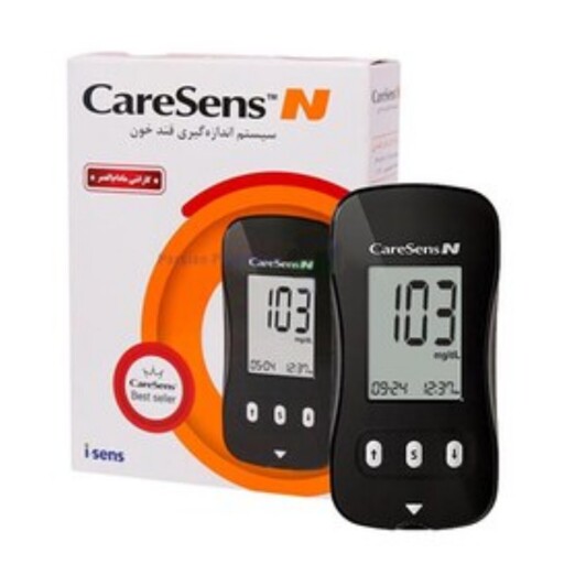 دستگاه تست قند خون کرسنس CareSens N به همراه 25 نوار