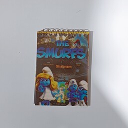 دفترچه یادداشت سیمی جلد طلقی در طرح های مختلف فانتزی سایز 1/16