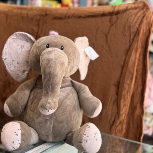 عروسک،فیل پتو دار جدید،جنس نانو قابل شستشو، ضد حساسیت