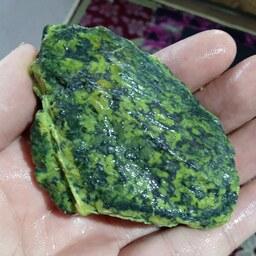 سنگ راف مارسنگ سرپانتین سبز طبیعی معدنی کد5