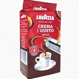 پودر قهوه لاواتزا کرما گوستو ریکو 250 گرمی (lavazza Crema E Gusto Ricco)