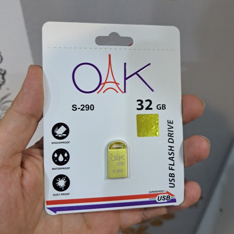 فلش مموری 32 گیگ برند OAK گارانتی متین مادام العمر USB 2 ساخت تایوان 