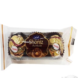 شکلات شونیز طلایی 3عددی فوق العاده خوشمزه(یک بسته)دقیقا محصول در تصویر