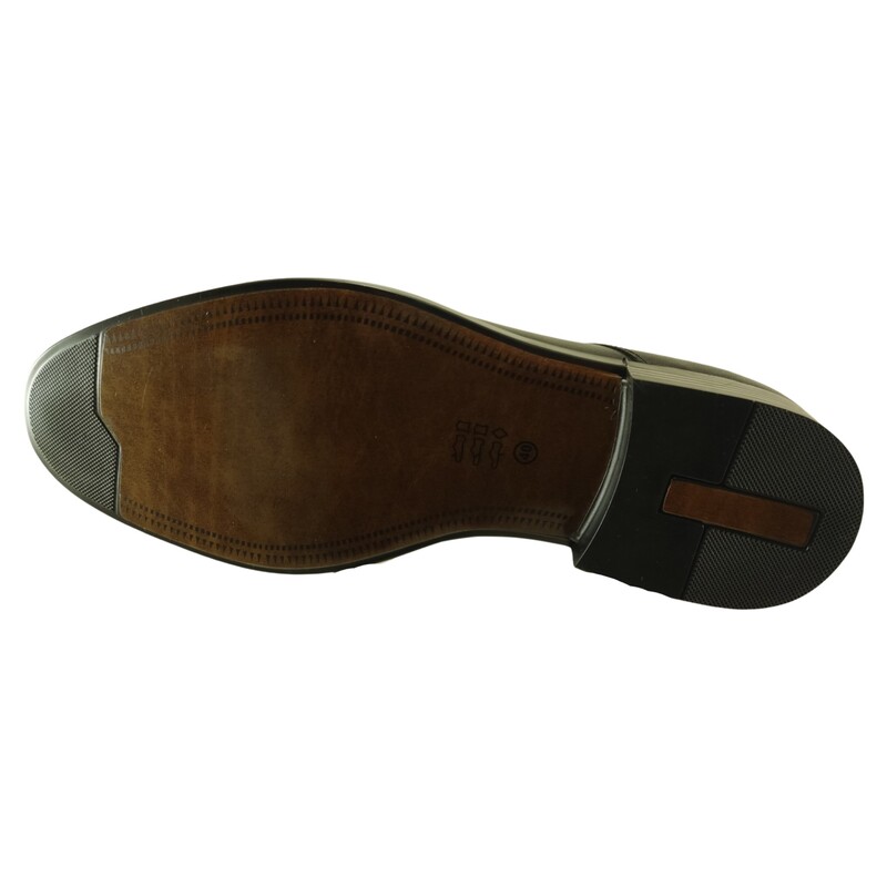 کفش مجلسی مردانه چرم طبیعی رنگ مشکی کد 383 سایز 40تا44 ارسال رایگان 