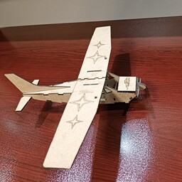 پازل چوبی سه بعدی  طرح هواپیما سم پاش