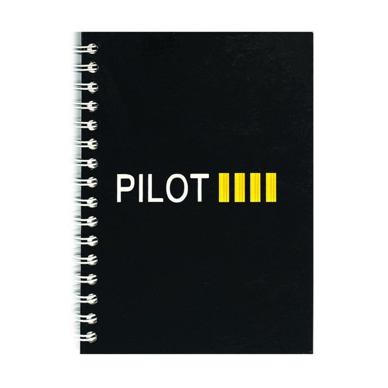 دفترچه یادداشت 100 برگ طرح ریت 4 خط خلبانی