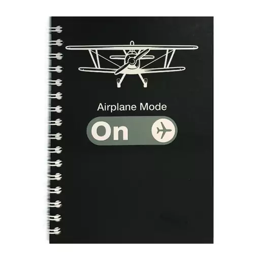 دفترچه یادداشت 100 برگ طرح Airplane Mode