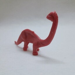 عروسک دایناسور قرمز  پلاستیکی آمفی سیلیاس (Amphicoelias) کد 2 سایز کوچک