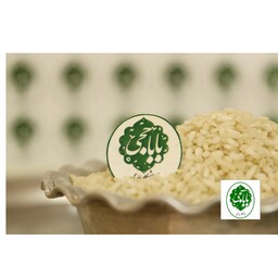 برنج سفید دانه متوسط کشت شوشتر آبیاری با آب چشمه (10کیلویی)سالم و طبیعی باباحجی
