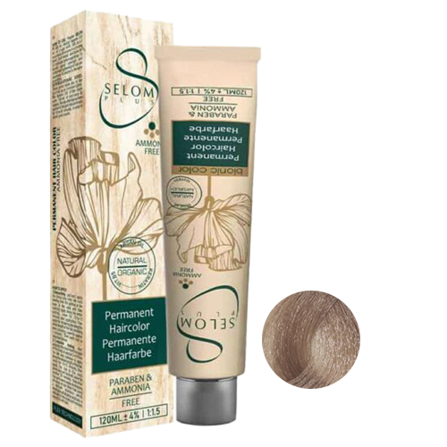 رنگ مو بدون آمونیاک سلوم شماره 31-8 حجم 120 میل رنگ بلوند بژ روشن