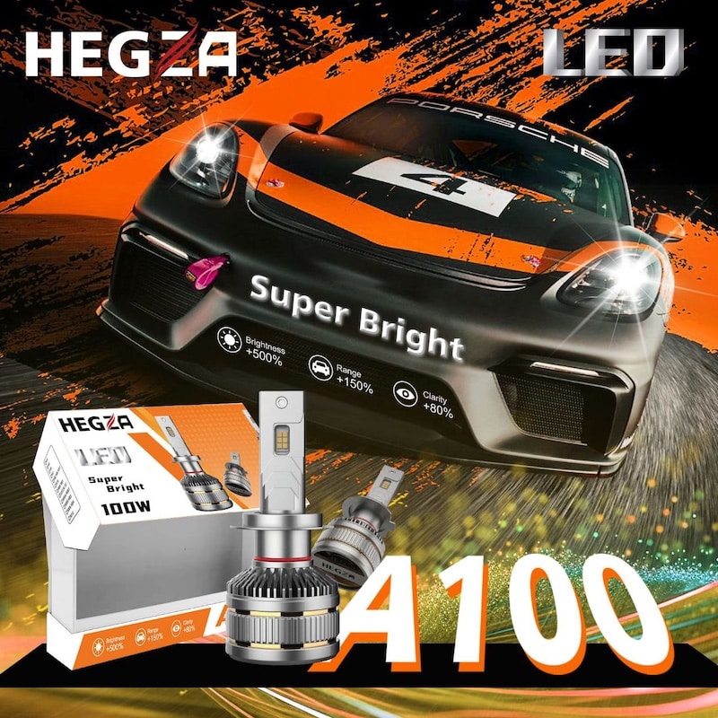 هدلایت 100 وات HEGZA A100 زیمر ( پس کرایه )