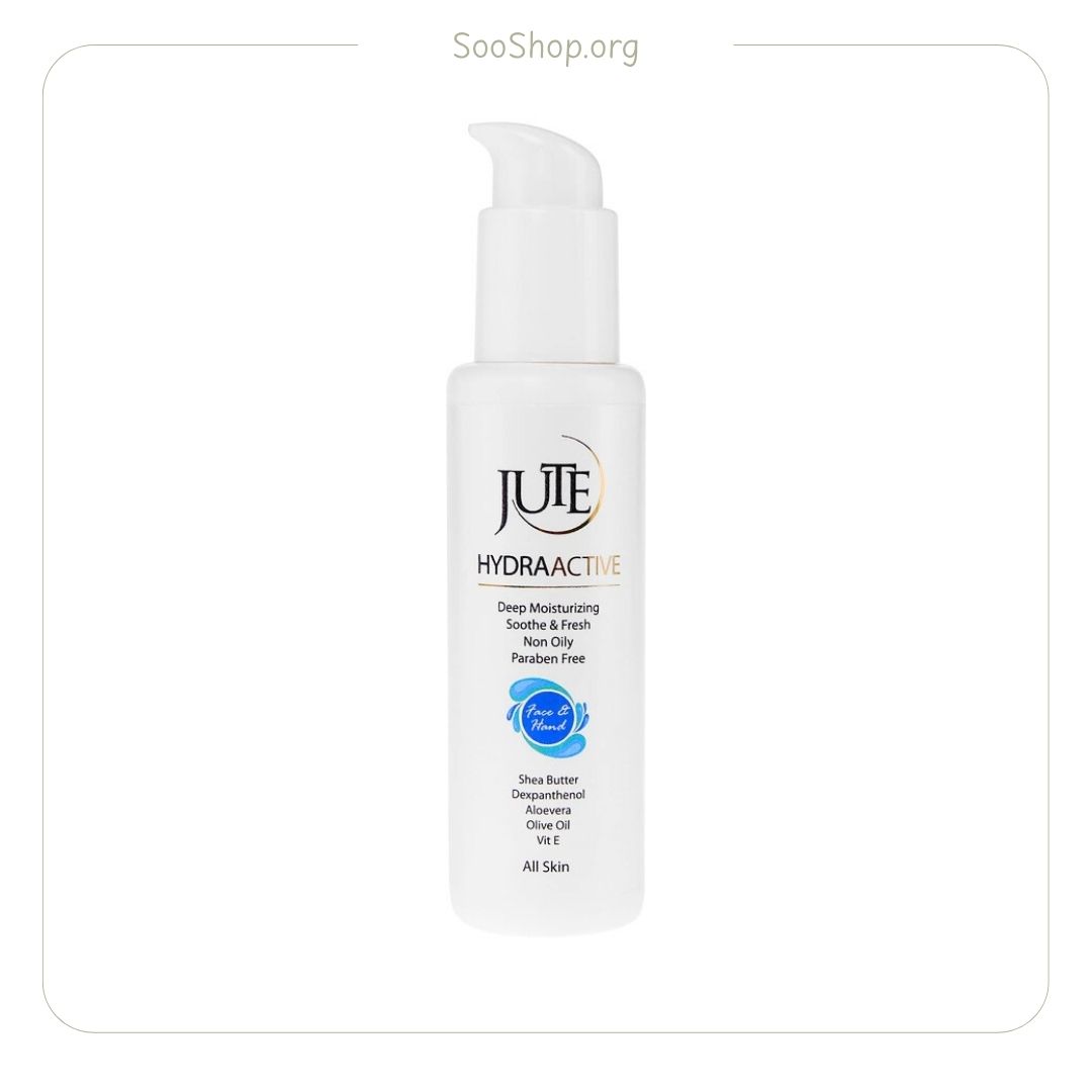 ژوت – کرم مرطوب کننده هیدرا اکتیو (پمپی 120 میل) | Jute Hydra Active Pump Cream (120ml)